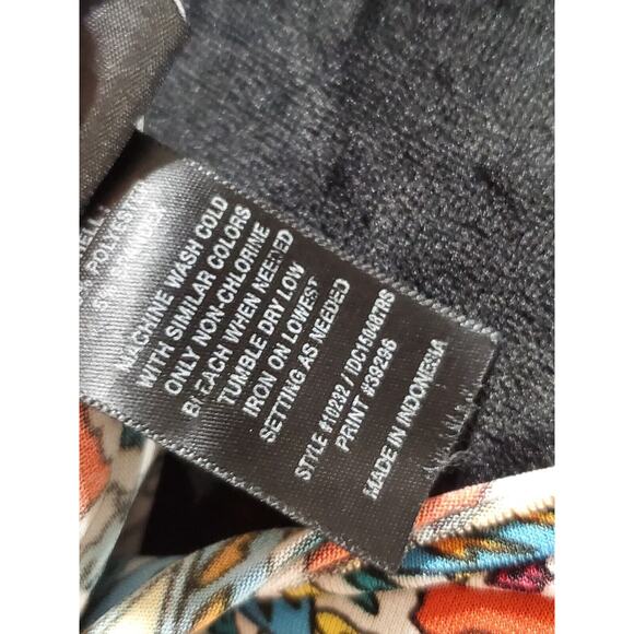 Enfocus Studio Women Multicolor Polyester V-Neck Long Sleeve Knee Length Dress 6 - Picture 9 of 13